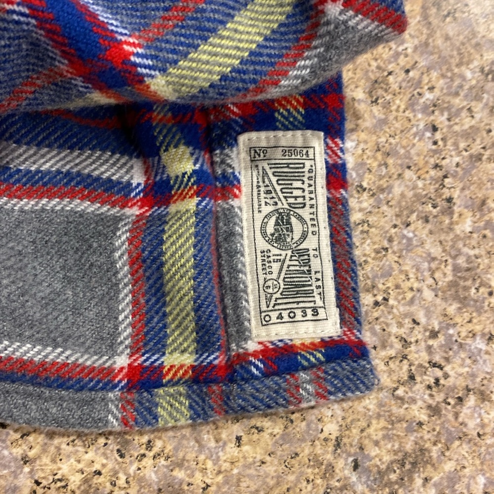 L. L. Bean Signature Organic Cotton Flannel Button Up Shirt Slim Fit XXL 507625 - Picture 14 of 14